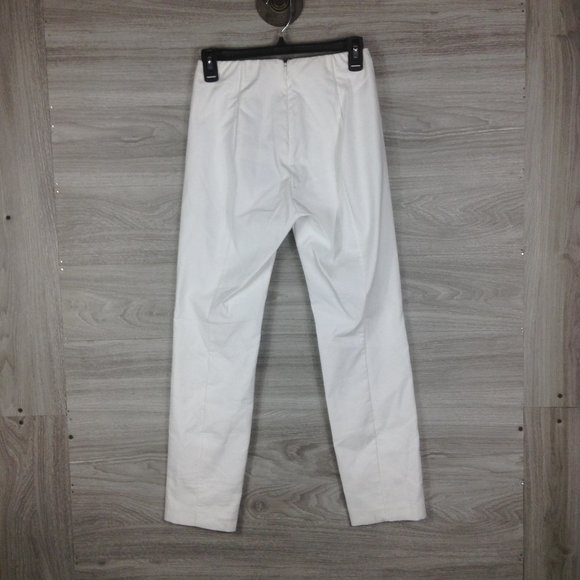 Rag & Bone White Simone Snap Front Pant - Picture 5 of 7